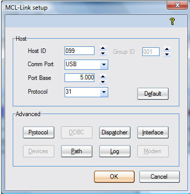 MCL-Link setup